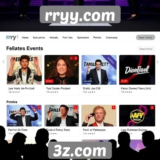 Eventos especiais programados para o rryy.com